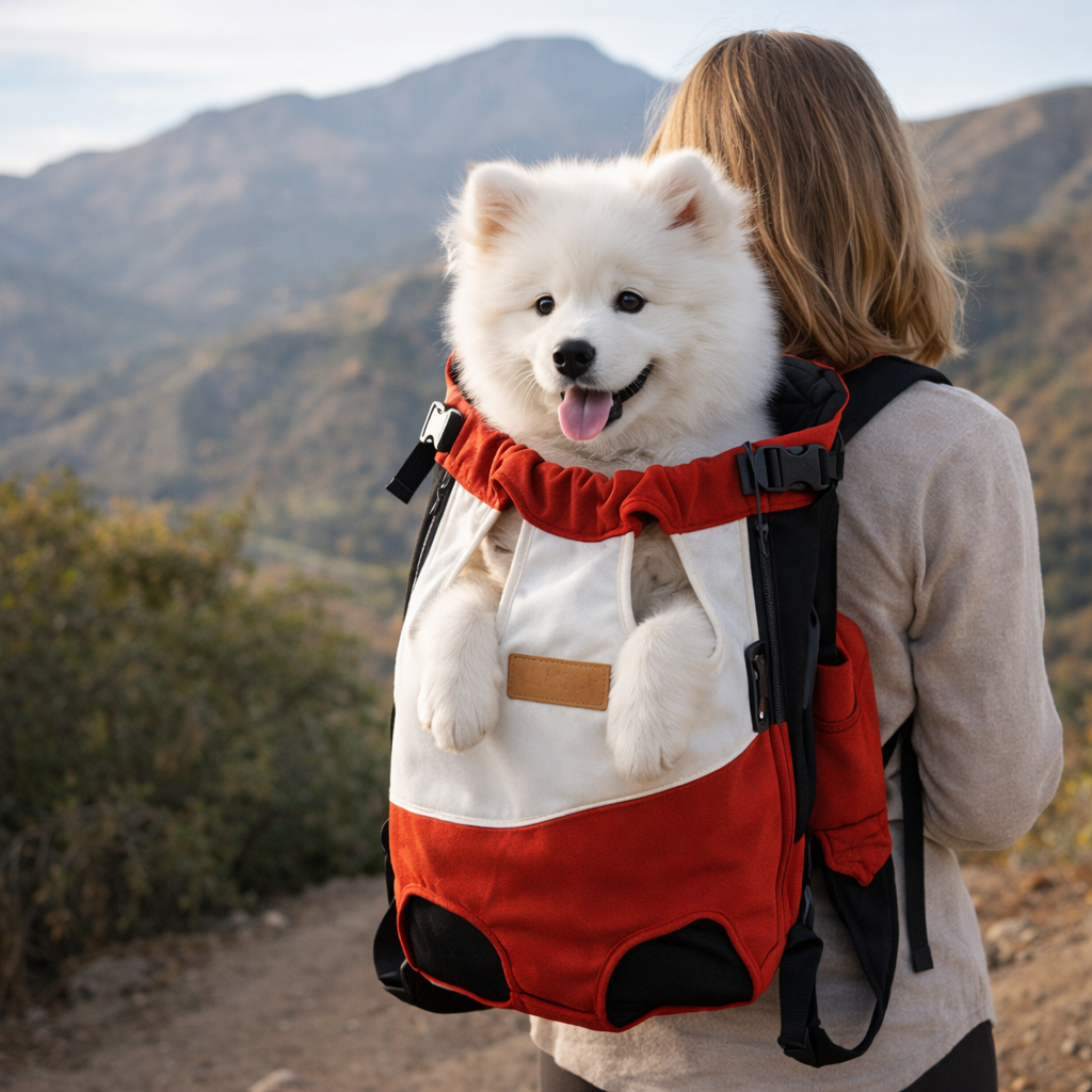 Breathable Pet Carrier Backpack for Comfort – Adjustable Front Carry Bag for Small Dogs, Cats & Outdoor Travel