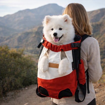 Breathable Pet Carrier Backpack for Comfort – Adjustable Front Carry Bag for Small Dogs, Cats & Outdoor Travel