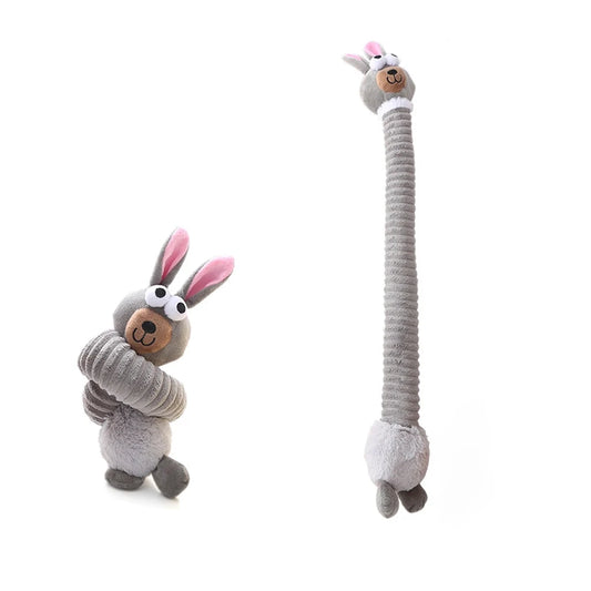 Cartoon Long Neck Squeaky Dog Toy for Small Dogs
