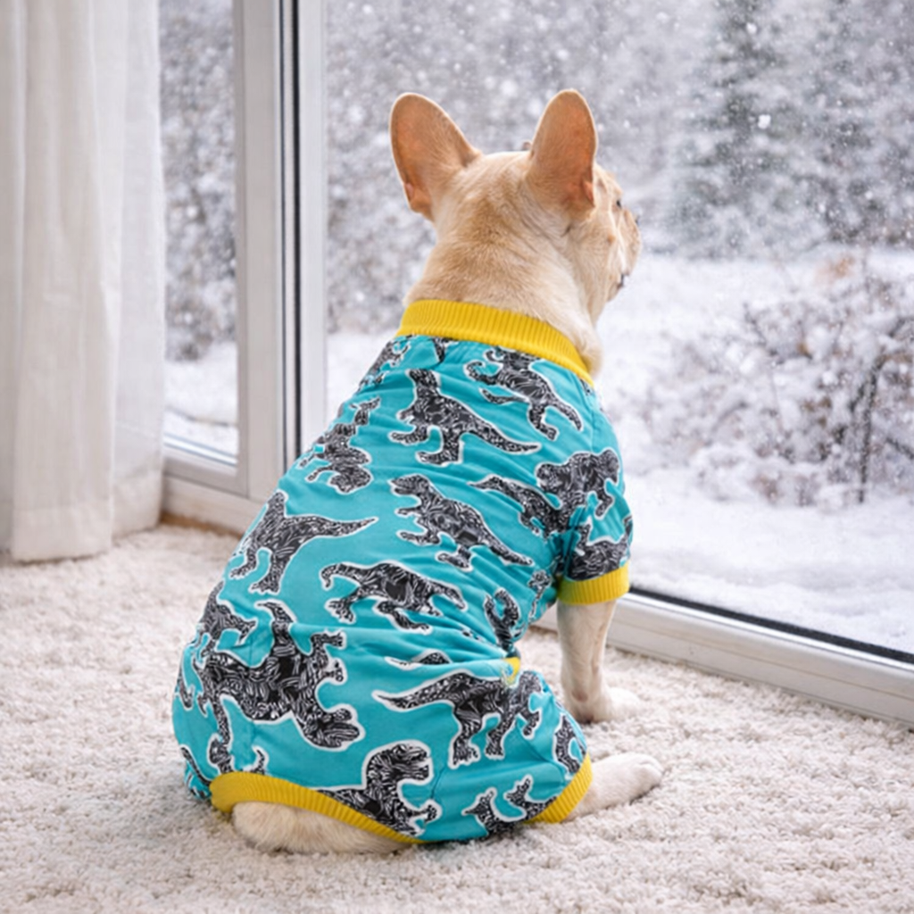 Cotton Blend Dog Pajama Jumpsuit