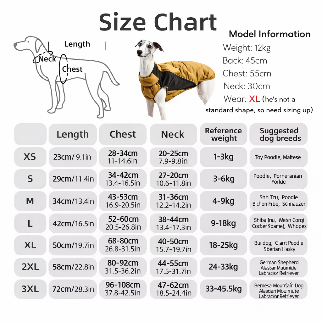 Dog Puffer Jacket Vest