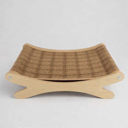 Elevated Pet Sofa Bed With Woven Seat And Back