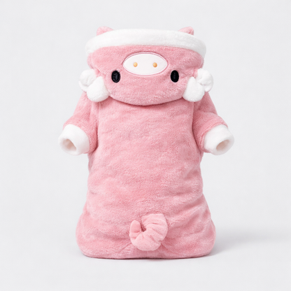 Flannel Pet Hoodie Jumpsuit