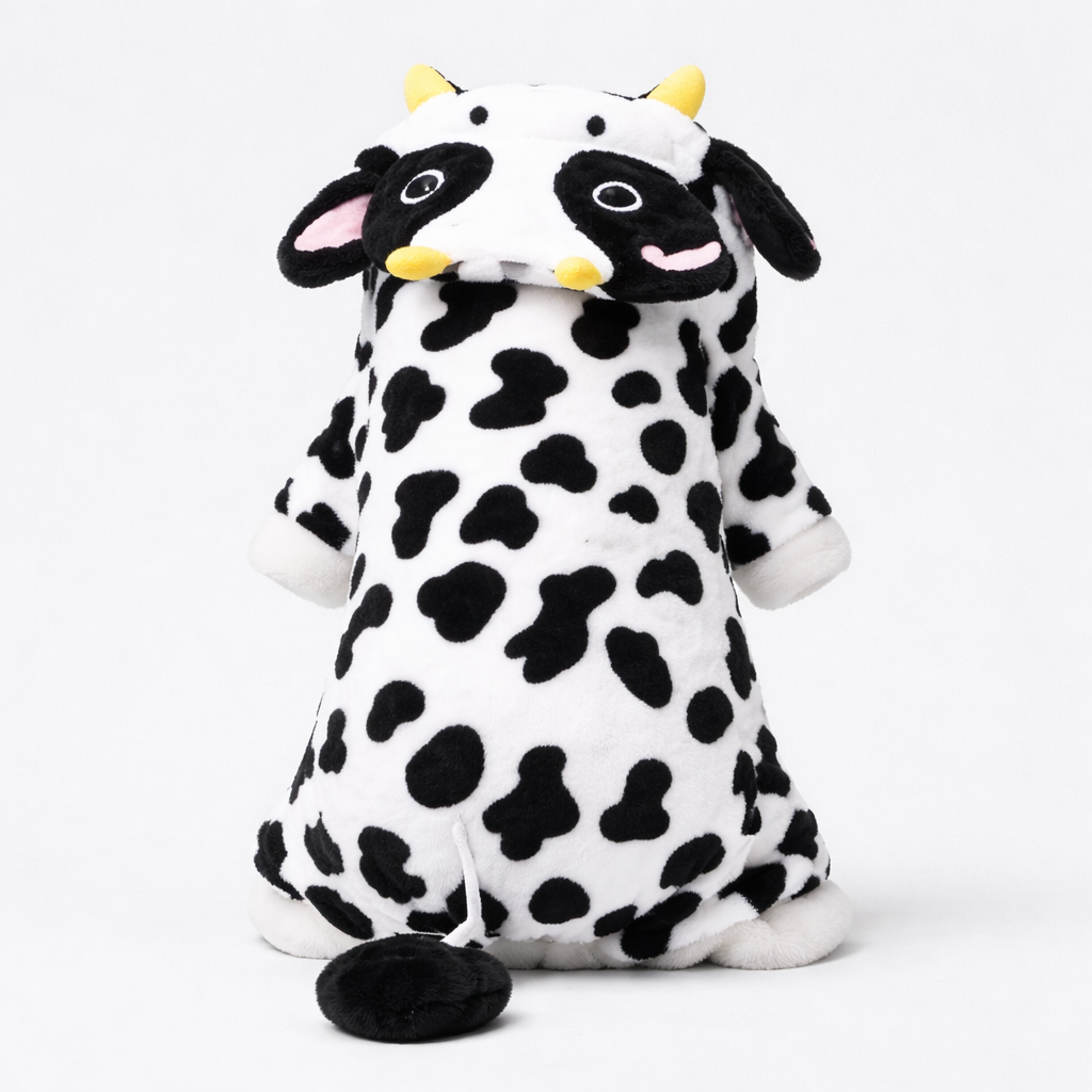 Flannel Pet Hoodie Jumpsuit