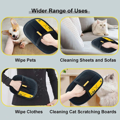 Reusable Pet Hair Remover Gloves for Furniture & Clothes | FurSweep