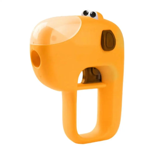 Handheld Cat Treat Dispenser Toy with Interactive Launcher