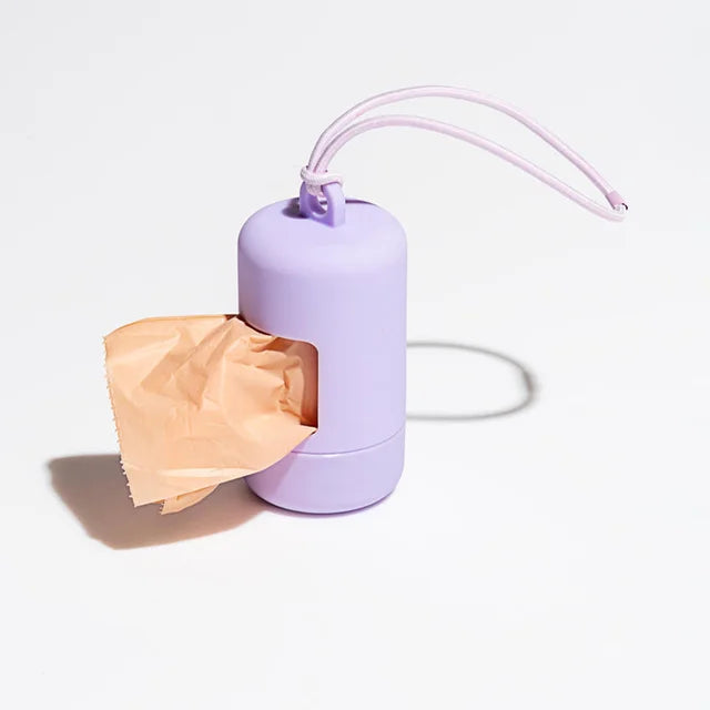 Portable Dog Poop Bag Dispenser with Clip Holder