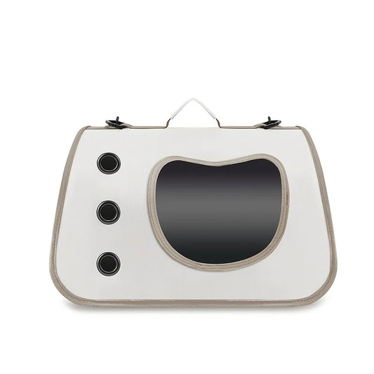 Portable Foldable Pet Carrier Bag with Mesh Panels
