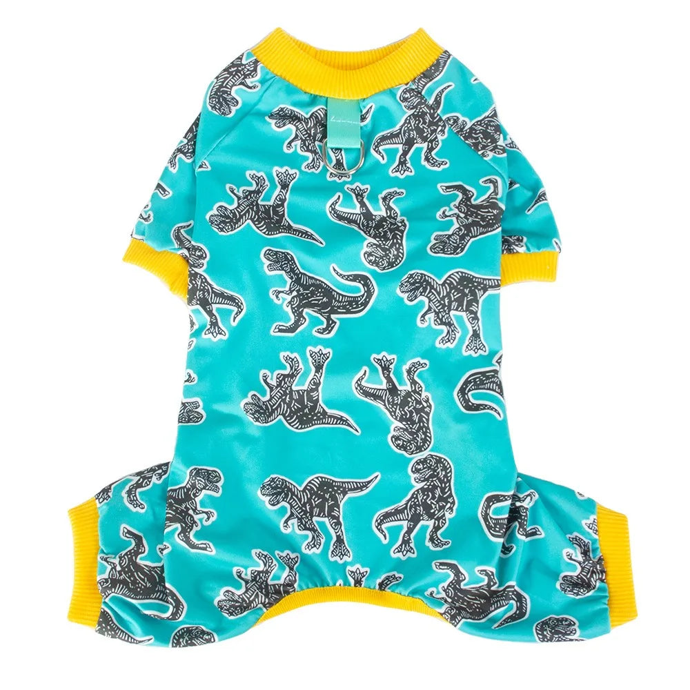 Cotton Blend Dog Pajama Jumpsuit