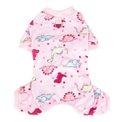 Cotton Blend Dog Pajama Jumpsuit