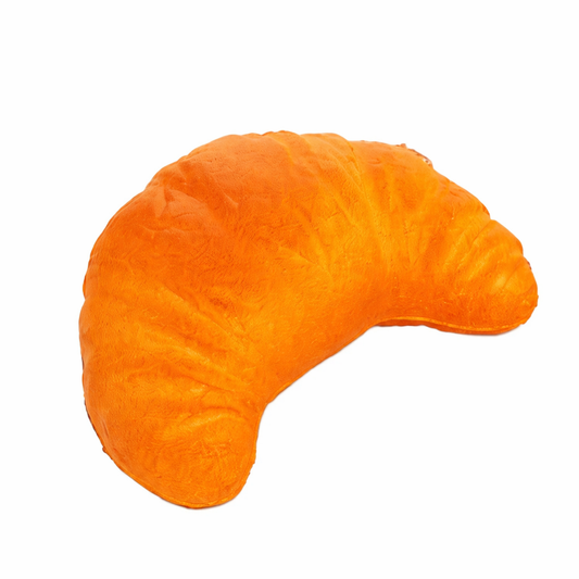 Croissant-Shaped Plush Simulation Bread Toy